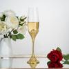 Vintage Bubble Embossed Champagne & Wine Crystal Glass Set with Gift Box