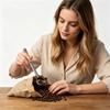 Cuillère Pince en Acier Inoxydable, Scelleur de Sacs Polyvalent avec Mesurette, Outil Réutilisable pour Poudre pour Café au Lait