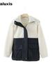 Autumn Winter New Kids Toddler Patchwork Lamb Wool Cotton Coat Thick Warm Jacket Boys Girls Outerwear