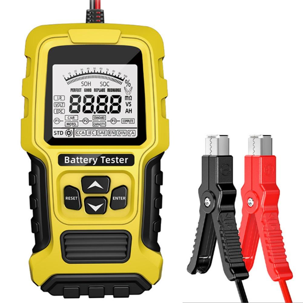 Car Battery Tester With LCD Display Battery Analyzer Test Tool, Scanner Diagnostic Digital Analyzer For Cars, Trucks Motorcycles