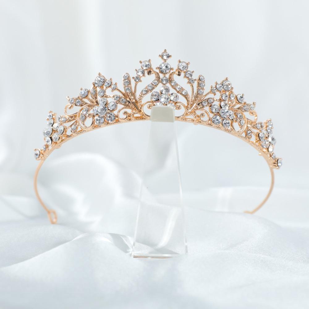 Elegant Rhinestone Diadem Sparkling Bride Wedding Tiaras Hair Hoop Bridal Crown  Special Occasion