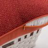 Ins Style Simple Plain Color Imitation Cotton Linen Splicing Pillow Case Bedside Sofa Edge Pillow Case Can Be Detached and Washed