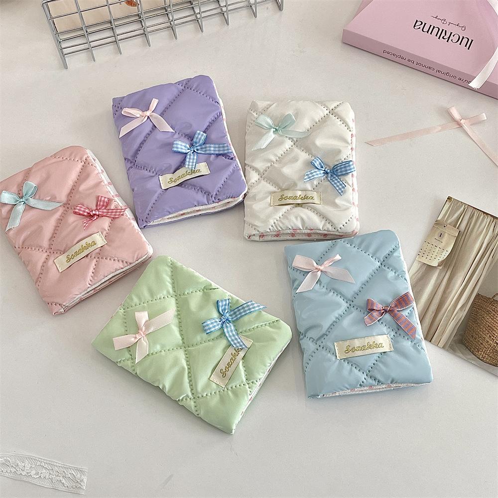 22 Sweet Bow Passport Book Card Holder Document Storage Bank Card Travel ID Card Holder