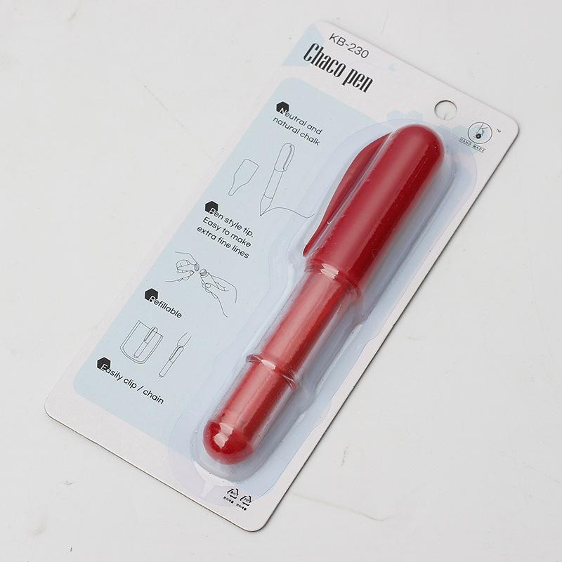 Portable Pen Shape Chalk Replaceable Refill with Cap 1 Pc Multi-Color Choice  Sewing and Quilting Chalker
