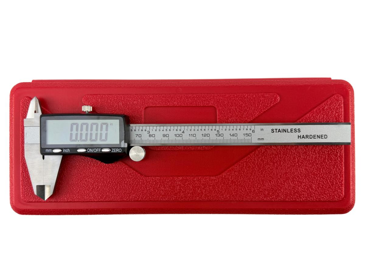 MECHWARE 0-150mm Rechargeable Type-C Full Large Screen LCD Digital Caliper 200mm and 300mm Available 0-150mm/0-6