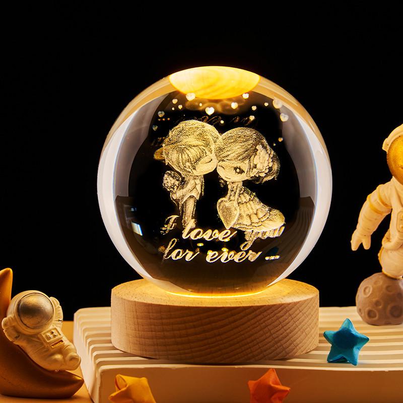 Graduation Crystal Ball Night Light - Creative DIY Souvenir Gift for Classmates