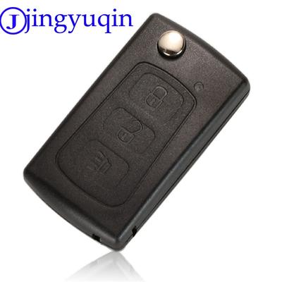 Jingyuqin 3Buttons Flip Folding Remote Key Cover For Great Wall Hover Haval H3 H5 Keyless Entry Fob Key Cover