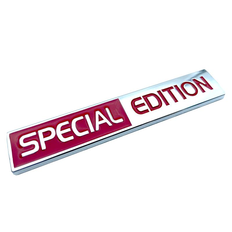 1PC 3D Aluminium Special Edition Car Interior Exterior Decoration Decal ,For Car or Motorcycle,Adhesive with Backing
