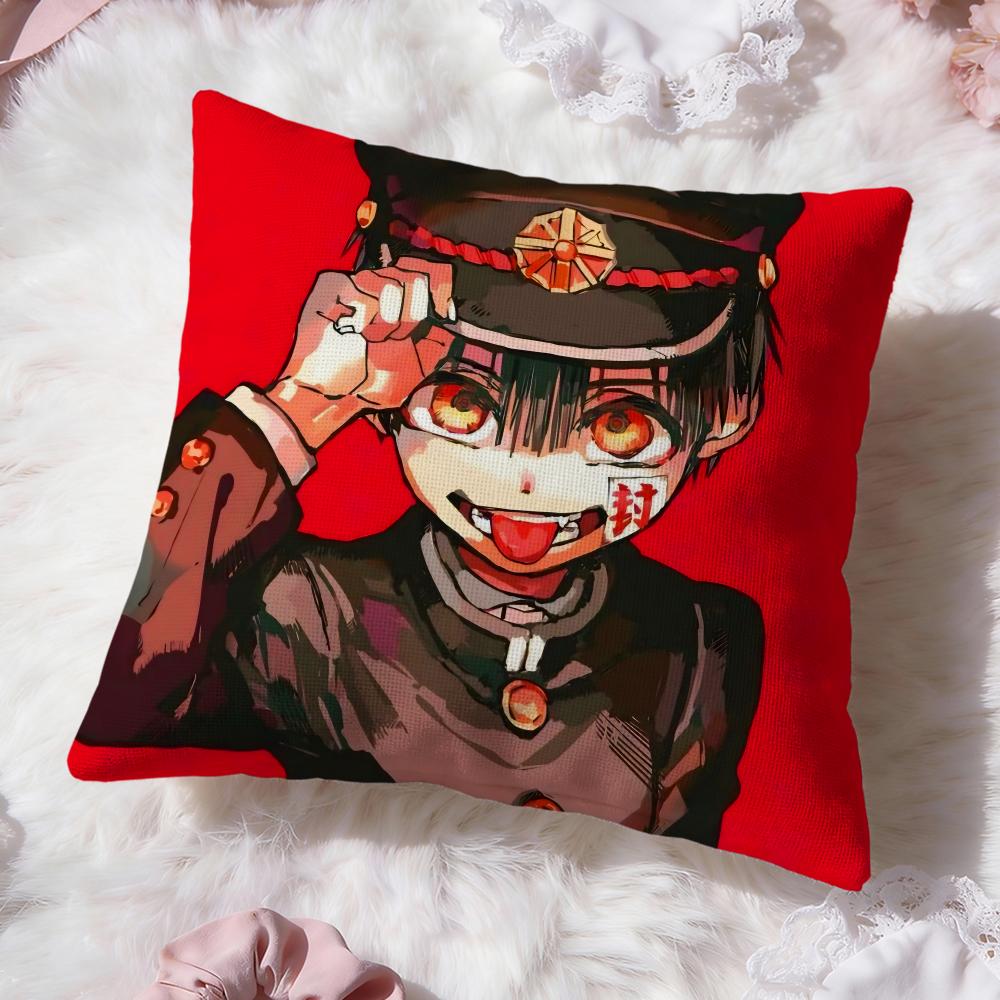 b-Bound Hanako-kun Cushion Cover Premium Comfort Reversible Pillow Cove -Two in One Design for Any Room & Car Interior