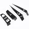 Car Window Lift Switch Cover Trim Decoration Window lift frame inner door bowl Stickers For BMW 5 Series G60 i5 2025 Accessories