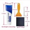 Waterproof Wall Repair Paste 250g Quick Dry White Drywall Filler for Bathroom Bedroom Wall Damage Mending