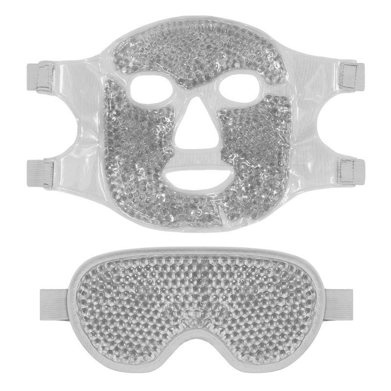 Gel rafraîchissant pour le visage, compresse chaude et froide, masque réutilisable, soulagement de la pression, yeux gonflés, migraines, soins de la peau