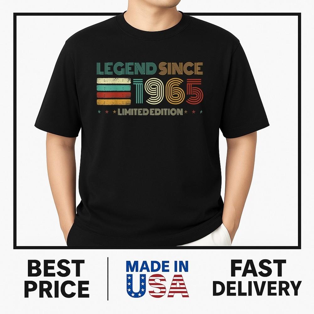 60 Years Old Legend Since 1965 60th Birthday T-Shirt ON TREND Unisex T-Shirt S