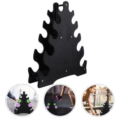  Dumbbell Rack Triangle Shaped Stand Dumbbell Display Rack Home Gym Barbell Storage Support Dumbell Holder Organization