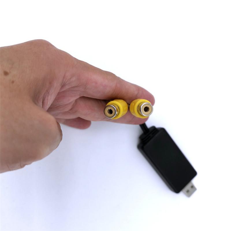 1× Video Output Adapter Converter Usb To Rca Interface For Android Stereo Player