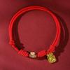 Handmade Red Rope Pet Necklace: Attract Wealth & Fortune for Cats & Dogs