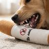 Plush Dog Chew Toy Durable Soft Pet Plush Toy Squeaky No Smoking Design Safe for Dogs to Bite and Play