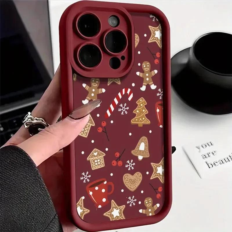 Christmas Tree Pattern Phone Case For Samsung Galaxy A35 A14 A34 A24 A05 A05S A52 A32 A53 A33 S21 S20 FE S22 Plus Note 20 Ultra