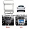 For Volkswagen Scirocco 2015 AUTO AC 9Inch Car Fascia Frame Decorative Panel Mounting Auto Interior Accessories Modification Panel