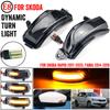 Side Wing Mirror Indicator Dynamic Turn Signal LED Light For Skoda Fabia 2014 2015 2016 2017 2018  Rapid 2017-