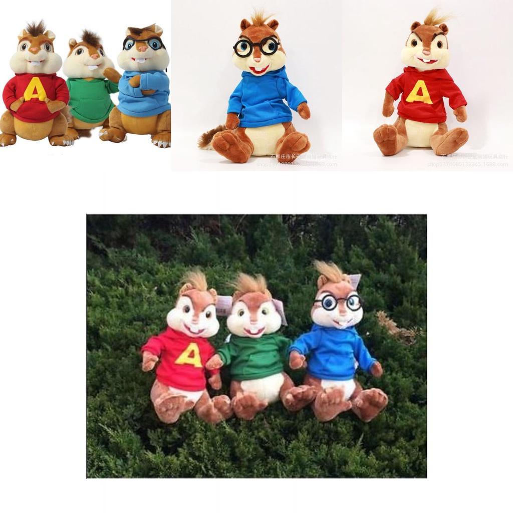 Cuddly Alvin And The Chipmunks Plush Soft Stuffed Animal Doll Toy Gift