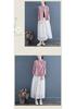 Chinese Style Embroidered Linen Shirt: Retro Long Sleeve with Frog Buttons & Stand Collar