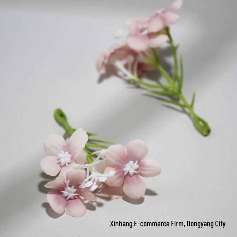 

4-Head Mini Flower Decoration for Hats, Clothes, DIY Hairpins, Weddings & Photography