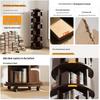 360° Rotating Solid Wood Bookshelf for Children's Room