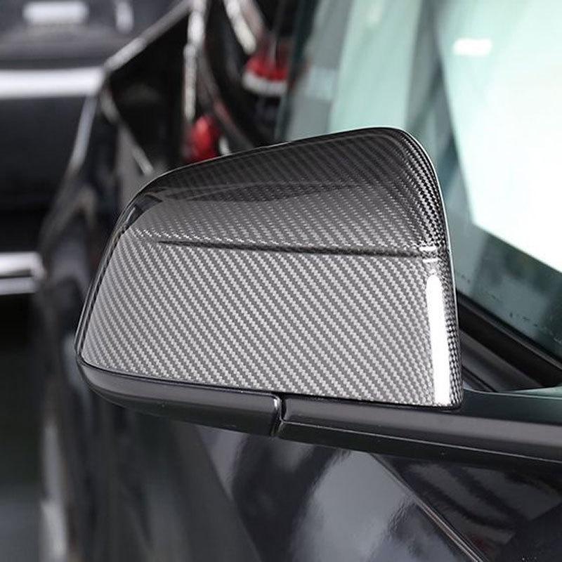 Tesla Model Y 2025 Carbon Fiber Rearview Mirror Housing Replacement