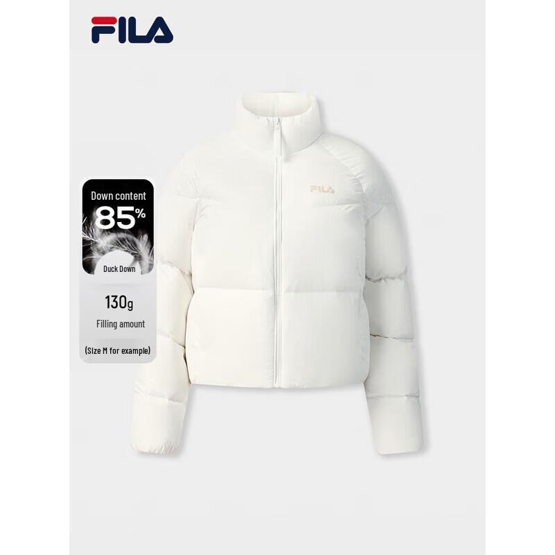 FILA Women's 2025 Winter Loose-Fit Stand Collar Down Jacket