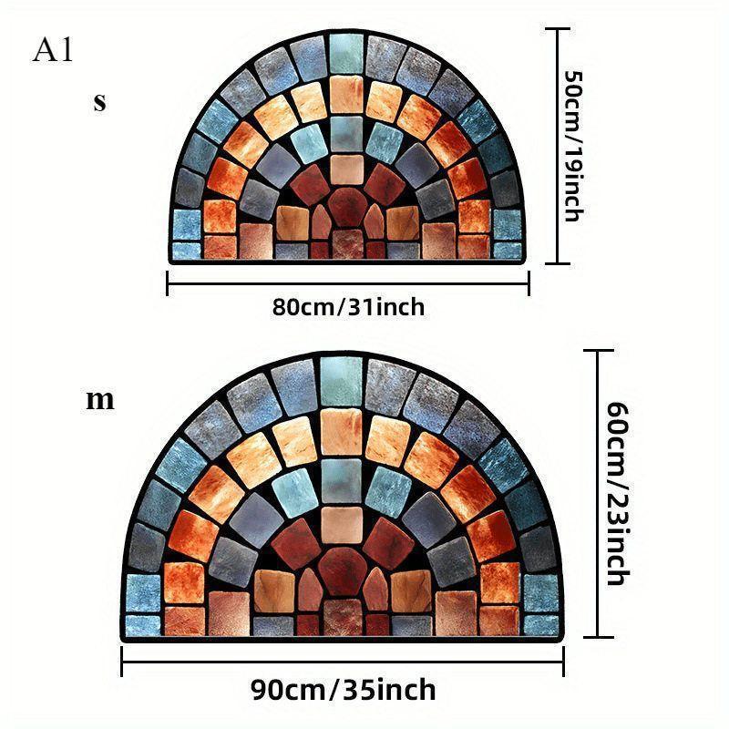 3D Floor Mat Printed Entrance Mat Dirt-resistant Outdoor Floor Mat Easy-to-clean Door Mat