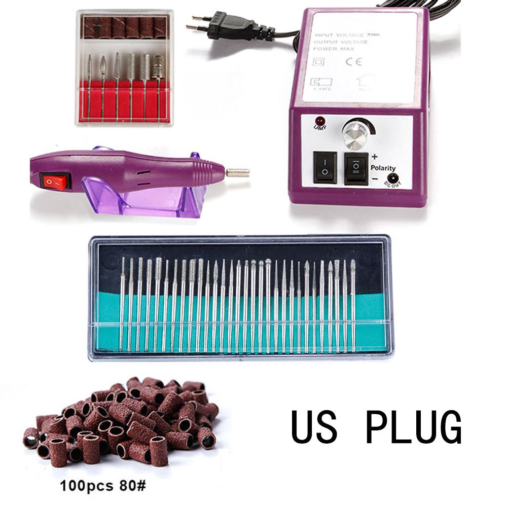 Electric Drills Apparatus for Manicure Pedicure Milling Drill Gel Cuticle Remover Polishing Machine