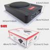 AiteFeir 10inch 1500W Universal Car Audio Car Active Subwoofer Speaker Maximum Power Square Ultra-Thin Car Auto Subwoofer