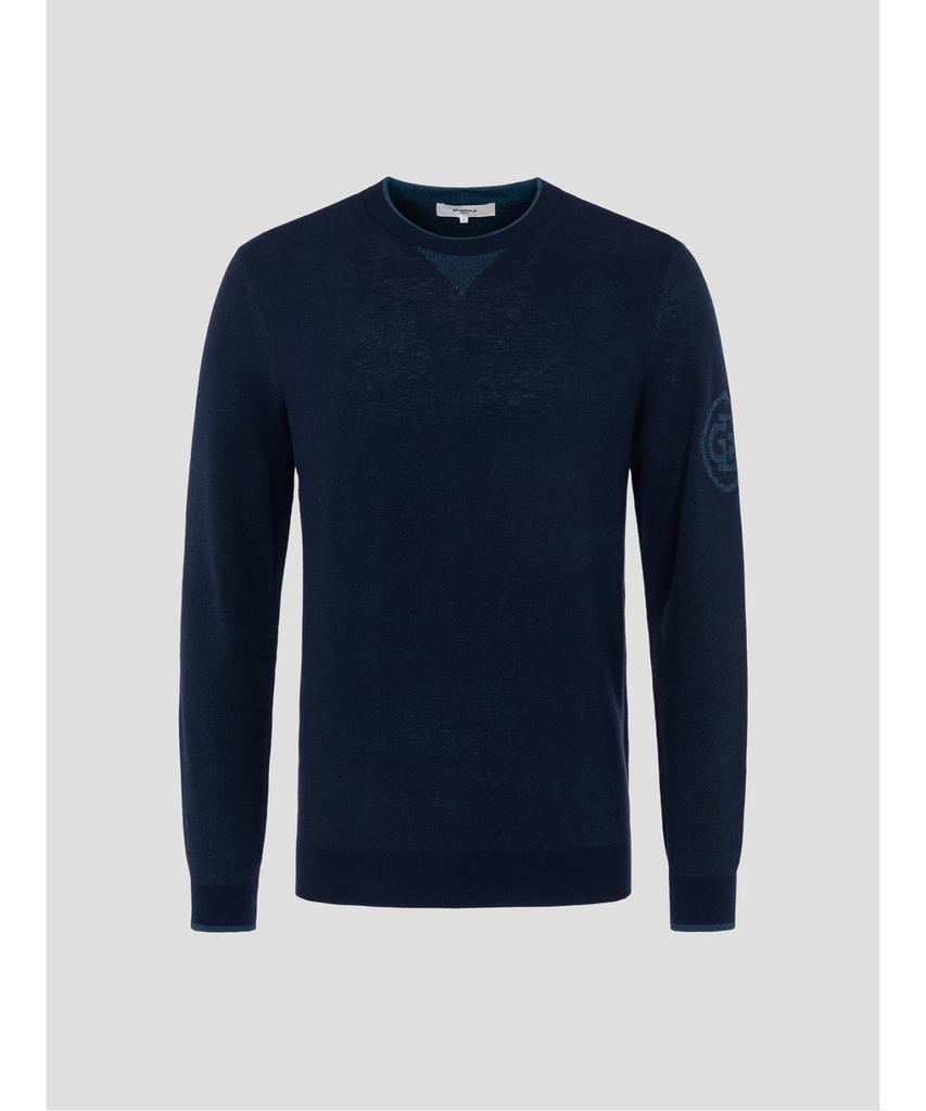 BEANPOLE GOLF Men'S Round Pullover Navy