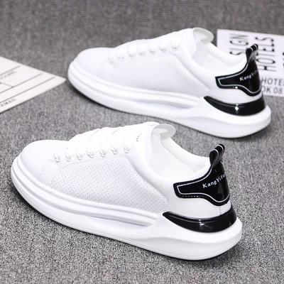 Brand Autumn New White Shoes Men's Breathable Sports Shoes Couples Casual Shoes Thick-soled Sports Tennis Shoes Running Shoes
