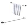 TOWEL HANGER, Wall-mounted, Self-adhesive, Screw-on Holder, MIRI, 61cm, Chrome