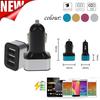 Mini 3-Port USB Car Charger Square Compact Design Multiple USB Outputs for Charging Various Devices Compatible with Most Vehicles