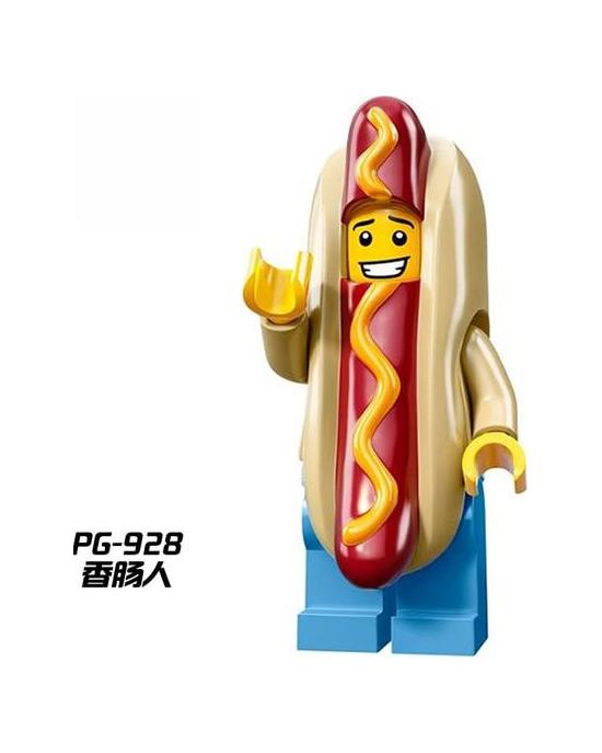 Cartoon Nette Tiere Pumpen Serie Kaninchen Kuh Lebkuchenmann Katze Hund Dargon känguru hirsch Bausteine ​​Spielzeug