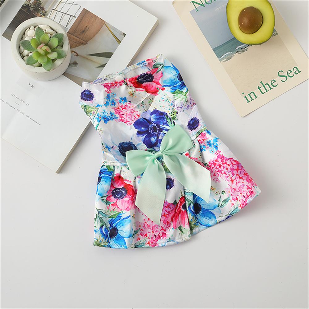 Vestido Falda Perro Cachorro Delgado Verano Estampado de Puntos Vestidos para Mascotas Perros Pequeños Yorkshire Chihuahua mascotas Ropa vestidos para perros