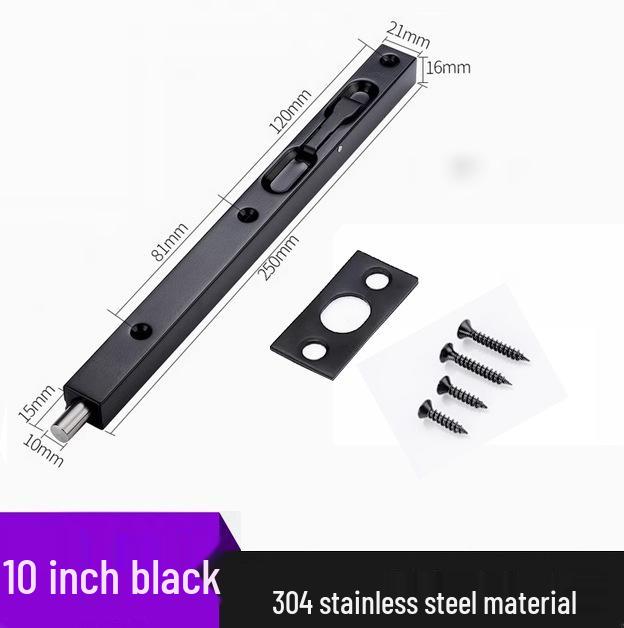 Stainless Steel 304 Concealed Heaven & Earth Fire Door Bolt - 1 Meter Extension