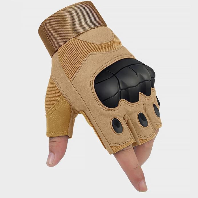 Men's Tactical Half-Finger Cycling Gloves: Breathable, Non-Slip, Wear-Resistant Combat Gear