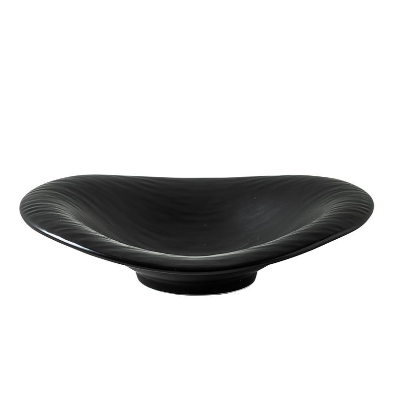 Irregular Ceramic Plate Modern Household Kitchen Salad Dessert Plate Restaurant Main Dish Food Decoration Steak Plate Tableware