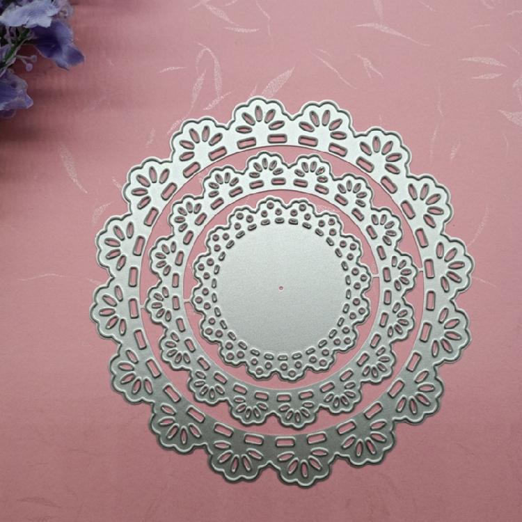 Cricle Lace Cutting Dies for DIY Gift Cards Scrapbooking Photo Album Paper Craft