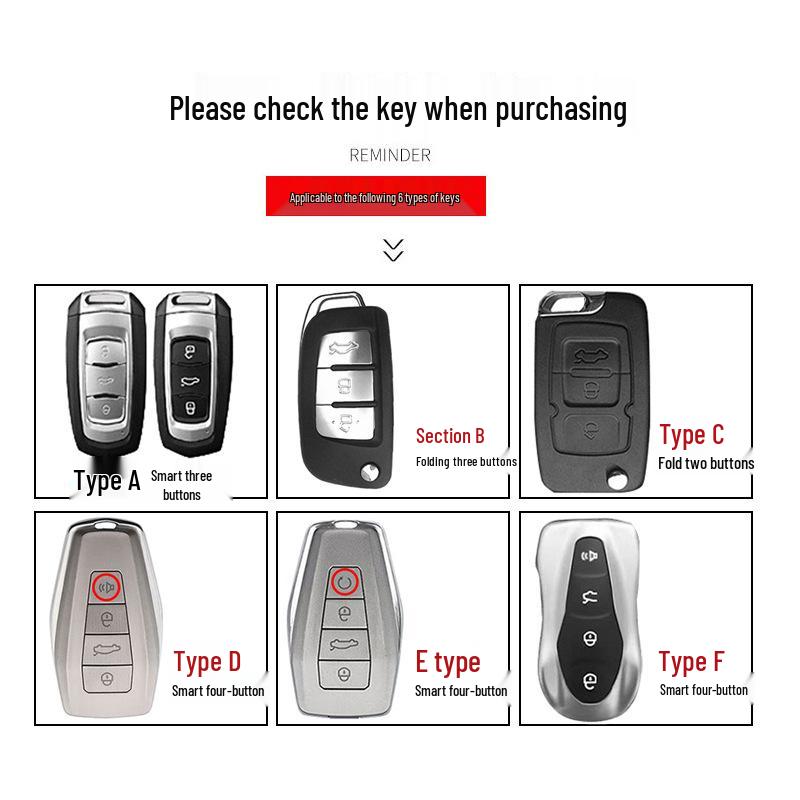 Geely Key Cover for Xingrui L, Boyue L, Dihao Champion, Binyue, Xingyue L - 24 Models