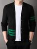 2025 Men's Autumn/Winter Casual Knit Cardigan - Loose, Comfortable Sweater Jacket
