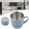 Stainless Steel Coffee Cup Mug Cup Insulated Coffee Mug Water Cup Heat-resistant Double Layer Anti Drop Anti Scald Water Cup