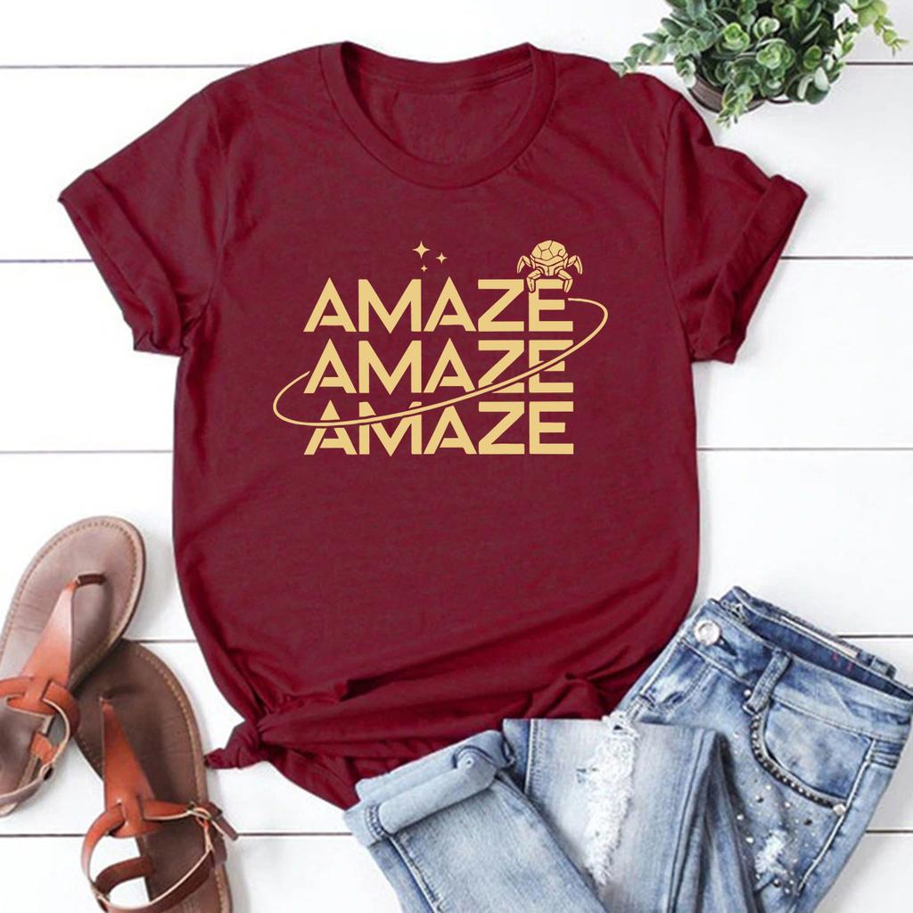 Amaze Unisex T-Shirt Project Hail Mary Rocky Inspired Sci Fi Shirt Short Sleeve Graphic T Shirts Funny Space Quote Tshirt Tops