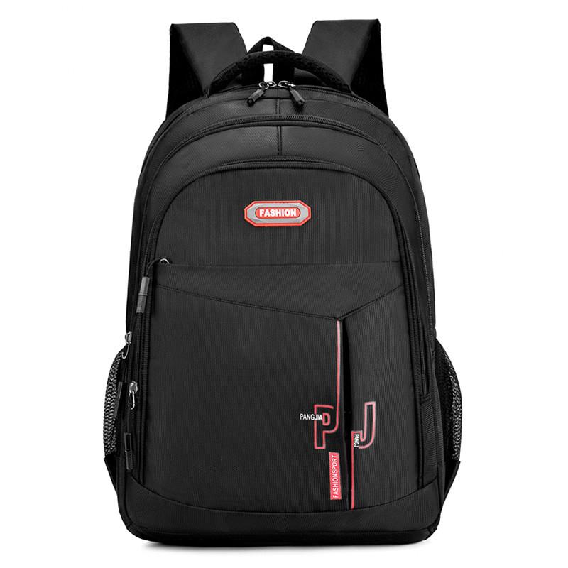 Letter Printed Oxford Fabric Business Laptop Backpack With Lightweight Design For High School Students