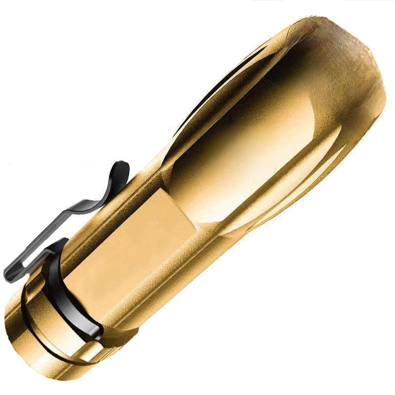 Mini COB Flashlight: USB Rechargeable, Bright Outdoor Light with Plastic Casing