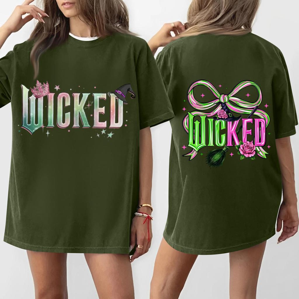 Women's Casual Fashion Round Neck Printed Short Sleeve T-Shirt Top